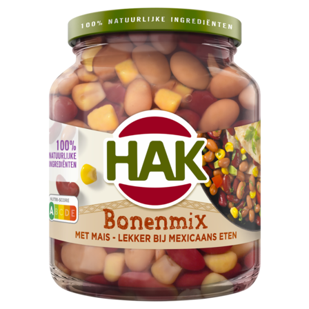 Hak Bonenmix met Mais 370 g