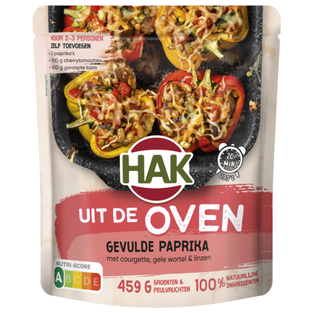 Hak Gevulde Paprika  Uit de Oven