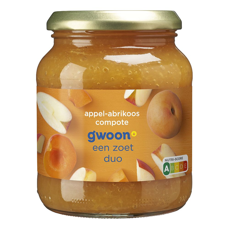 G'woon Appel-Abrikoos Compote