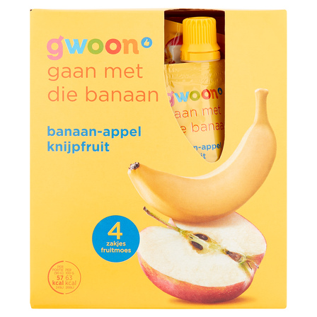 g'woon Banaan - Appel Knijpfruit