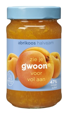 g'woon Abrikozenjam minder Suiker