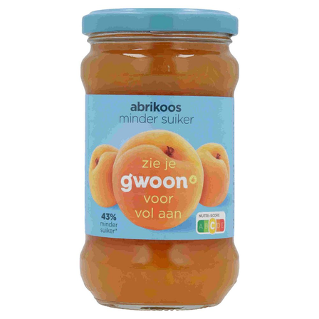 g'woon Abrikozenjam minder Suiker