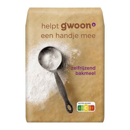 g'woon bakmeel zelfrijzend