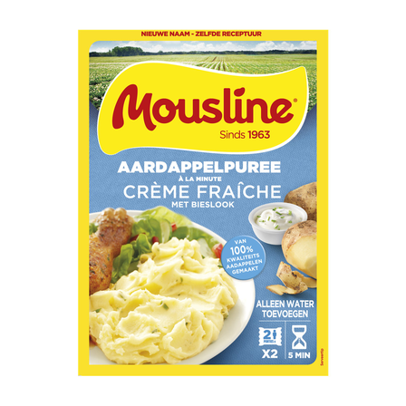 Mousline Aardappelpuree à la Minute Creme Fraiche