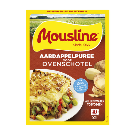 Mousline Aardappelpuree voor Ovenschotel