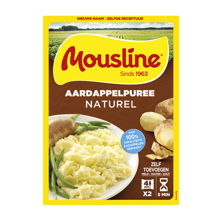 Mousline Aardappelpuree Naturel 2 x 138 g