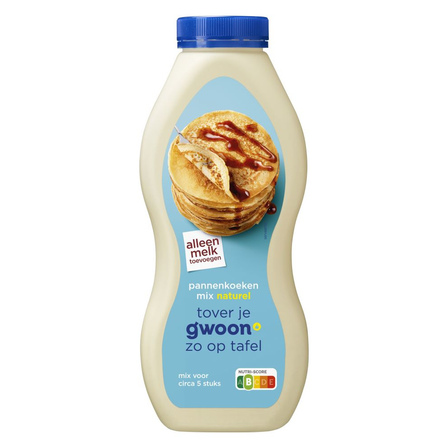 g'woon schudfles Pannenkoekenmix Naturel