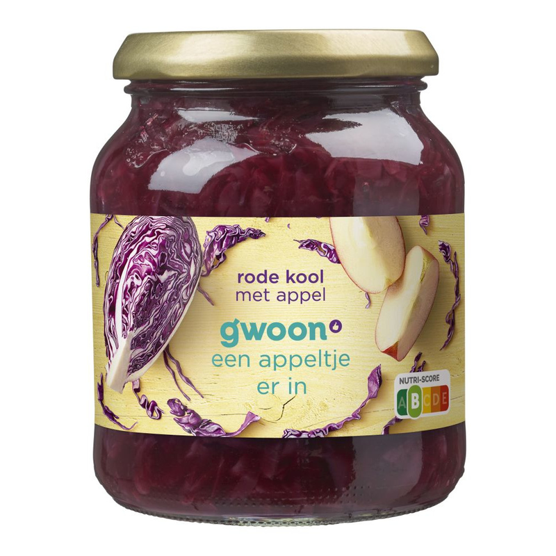 G'woon rode kool appel 340gr