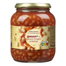 g'woon Witte Bonen in Tomatensaus