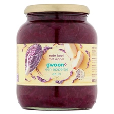 g'woon Rode Kool met Appel