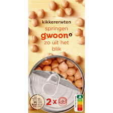 g'woon Kikkererwten 2 x