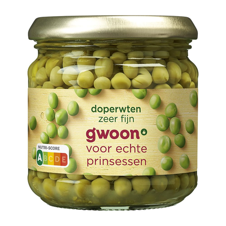 g'woon Doperwten Extra Fijn