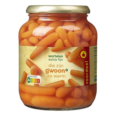 g'woon Wortelen Extra Fijn
