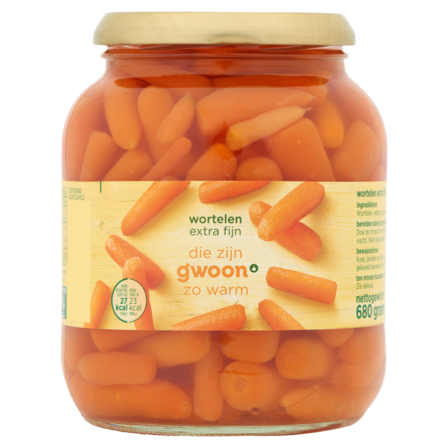 g'woon Wortelen Extra Fijn