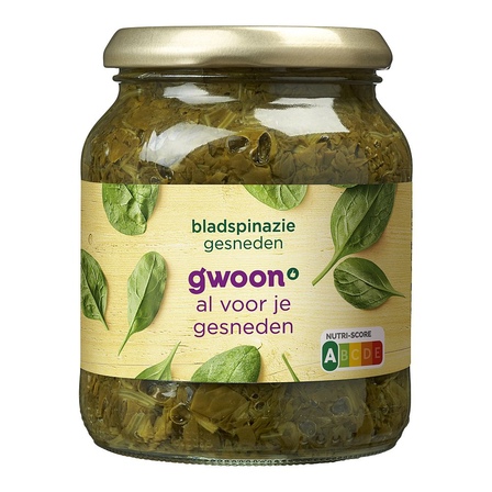 g'woon Bladspinazie Gesneden