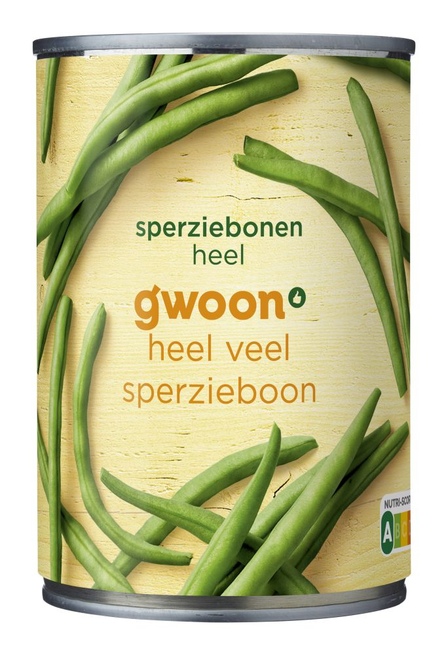 g'woon Sperziebonen Heel