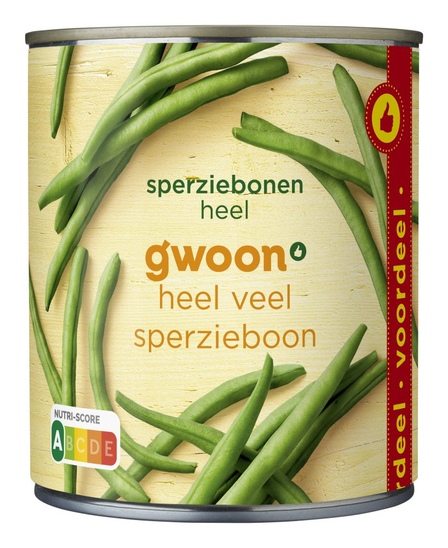 g'woon Sperziebonen Heel