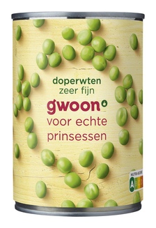 g'woon Doperwten