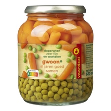 g'woon Doperwten en Wortelen Extra Fijn