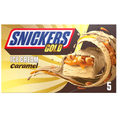 Snickers Gold ice cream caramel