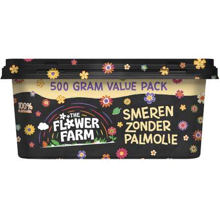 Flower Farm smeren zonder palmolie