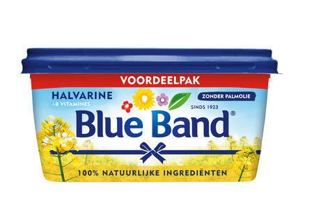 Blue Band Halvarine Vegan en 100% Plantaardig met 8 Vitamines Kuip 500 g