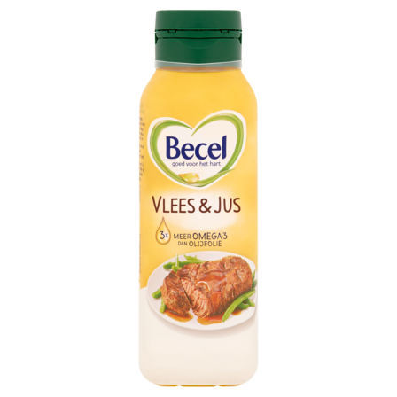 Becel Vloeibare Bakboter voor Vlees en Jus Fles 450 ml