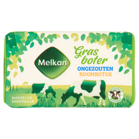 Melkan Grasboter Ongezouten Roomboter 250 g