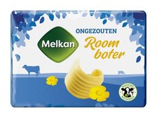 Melkan Ongezouten Roomboter 250 g