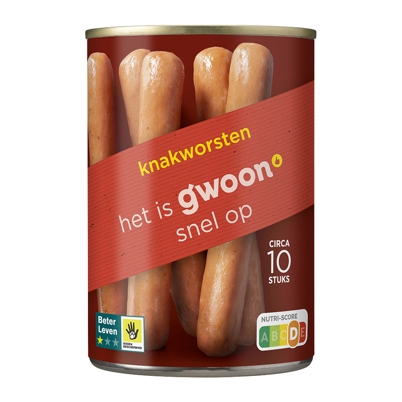 G'woon knakworsten 1*bl