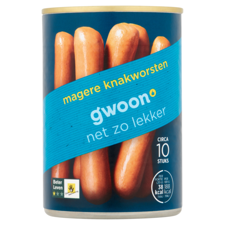 g'woon Magere Knakworsten