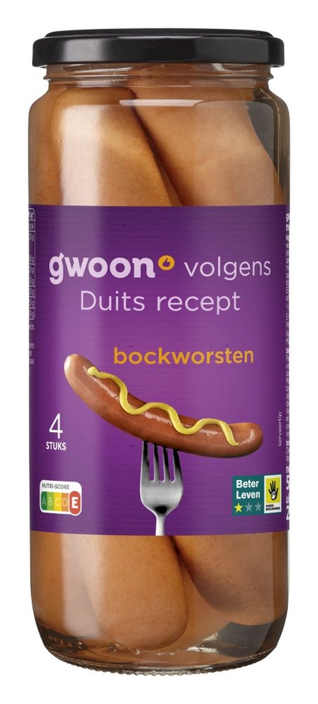 g'woon Bockworsten 4 stuks