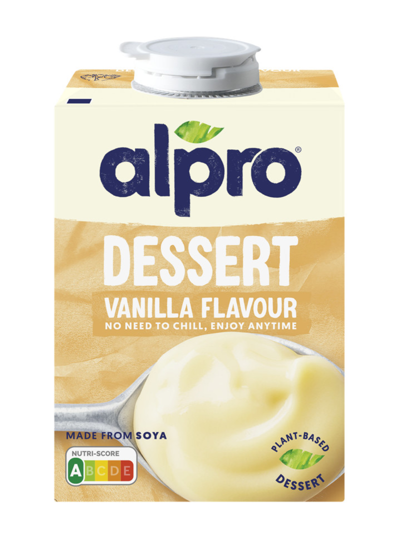 Alpro Dessert Vanille Smaak Houdbaar 525g