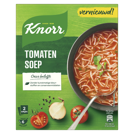 Knorr Tomatensoep met Tuinkruiden