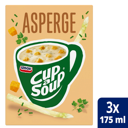 Unox Cup-a-Soup Asperge 3 x 175ml