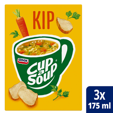 Unox Cup-a-Soup Kip 3 x 175 ml