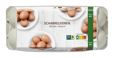 Scharreleieren  Wit