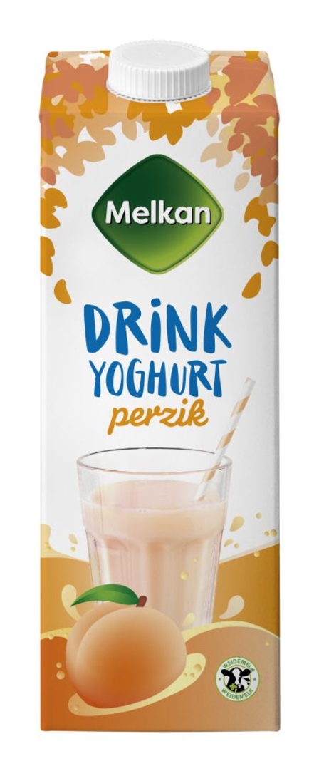 Melkan Drinkyoghurt Perzik 1 L