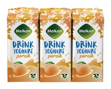 Melkan Drinkyoghurt Perzik 6 x 200 ml