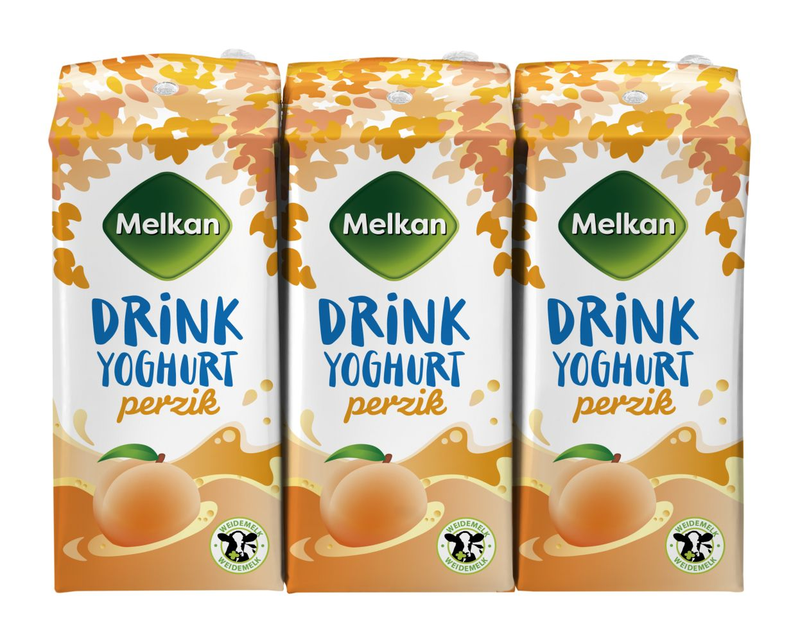 Melkan Drinkyoghurt Perzik