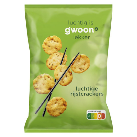 g'woon Luchtige Rijstcrackers