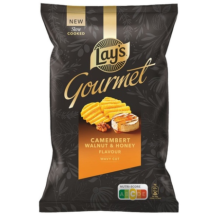 Lay's gourmet camembert walnut