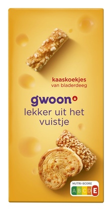 g'woon Kaaskoekjes van Bladerdeeg