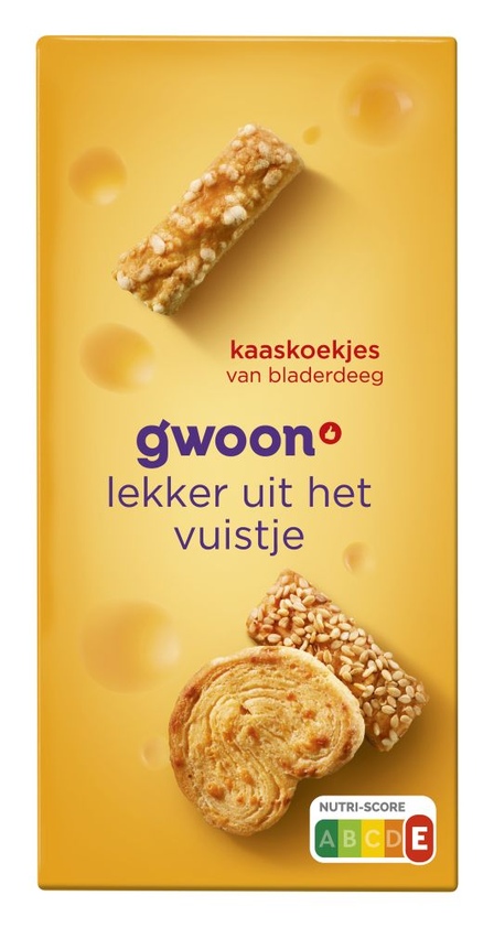 g'woon Kaaskoekjes van Bladerdeeg