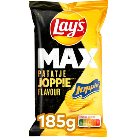 Lay's Max ribbelchips patatje joppie