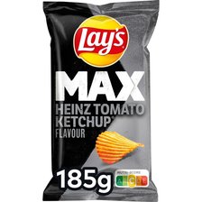 Lay's Max Ribbel Chips  Heinz Tomaten Ketchup