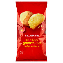 g'woon Naturel Chips 225 g