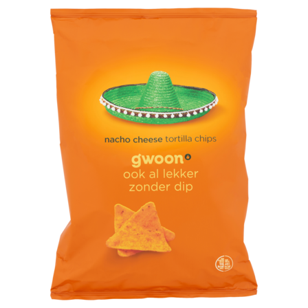 g'woon Nacho Cheese Tortilla Chips 165 g