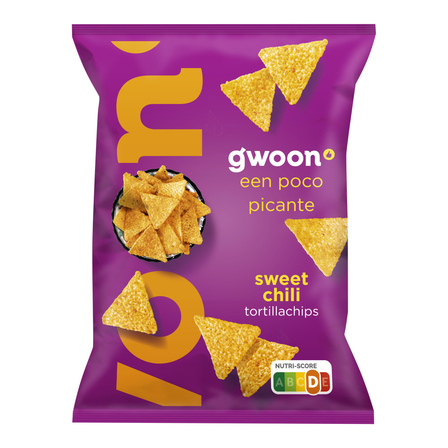 G'woon Sweet Chili Tortilla Chips