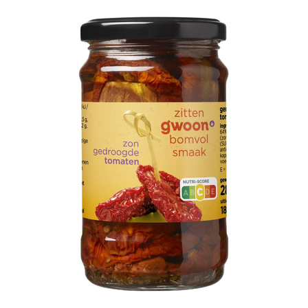 g'woon Zongedroogde Tomaten